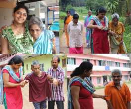 Old age community at Seon Ashram