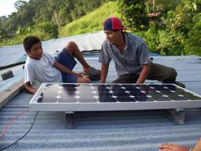 Solar energy for families in Santo Domingo, Panama