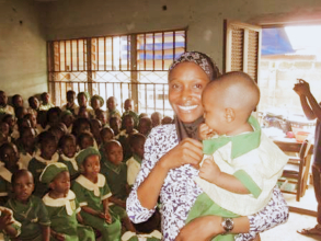 Adenike at the School Salvation Nursery & Primary