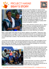 Sisay's Story, Selam November 2024