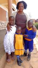 Juliet with her three children