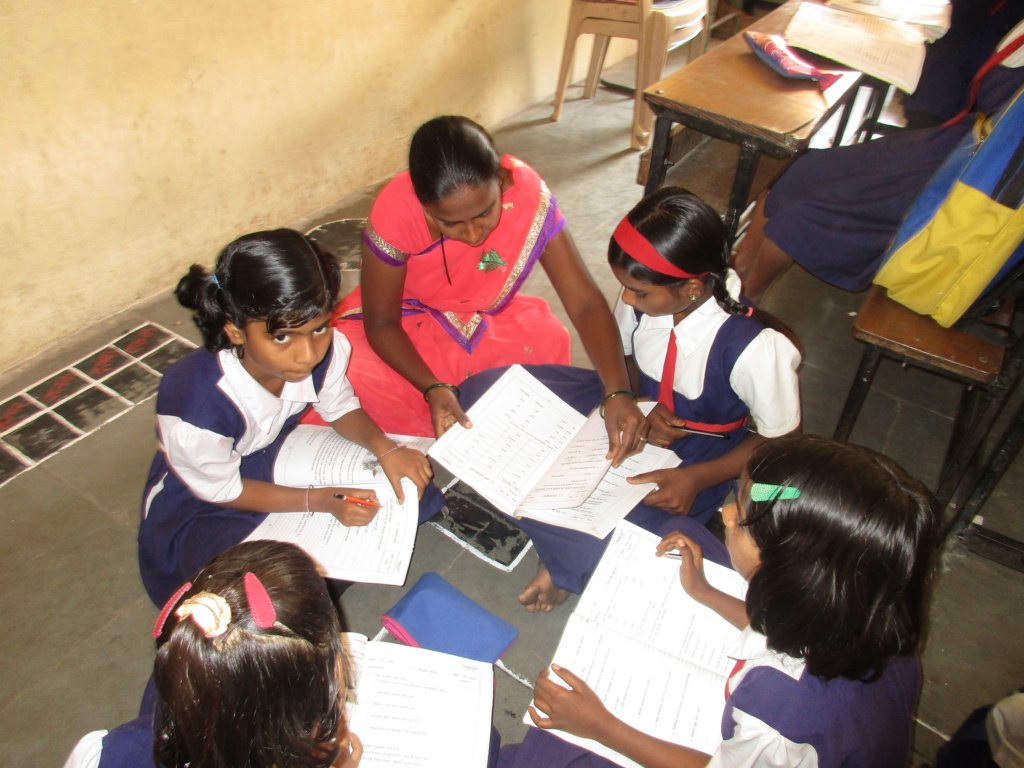 Saloni studying in the ASC