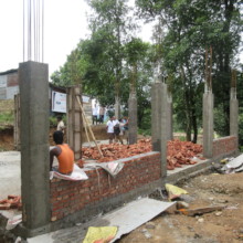 RMF team monitoring the construction