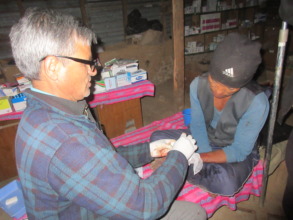 Kalika Baram treating by clinical officer