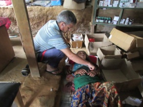Seti Pariyar treated by clinical officer