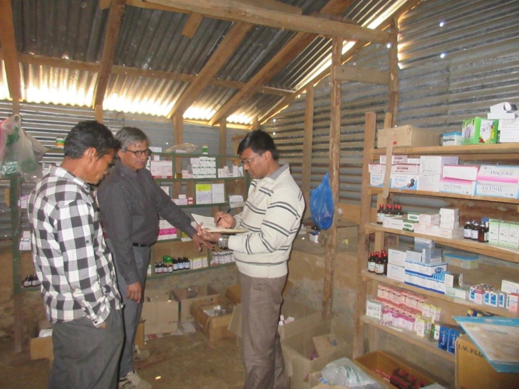 Program Manager inspecting RMF Health Clinic