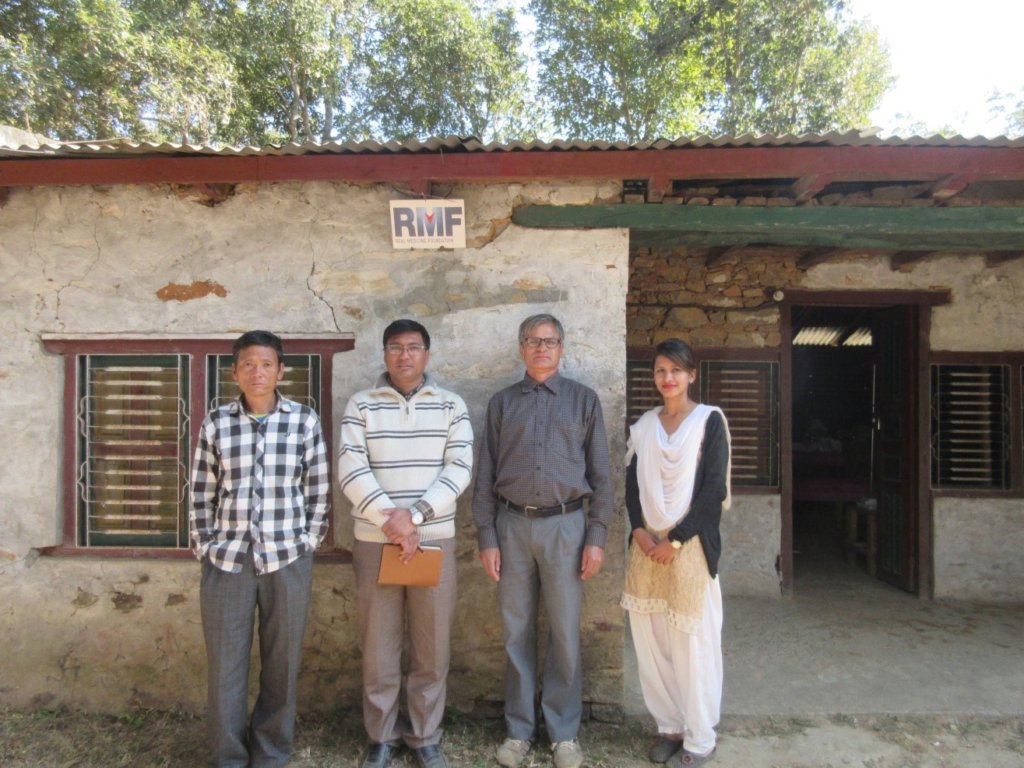 RMF clinic team with Nepal Program Manager