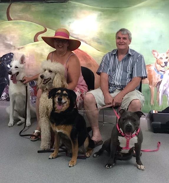 Diseno with her new family