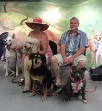 Diseno with her new family