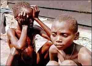 Two orphans in Rwanda
