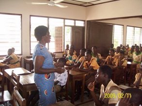 Margaret Lecturing