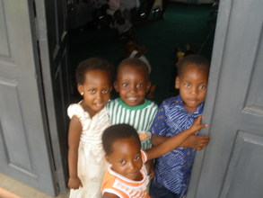 Some of the Center's younger patients