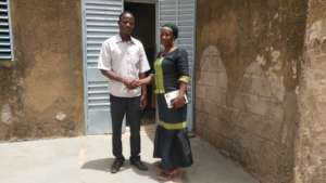 Djiguimde, school director, and Haoua, CBG-WA
