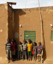 Solar Light Kit Attached to Family Compound