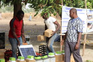 Solar kits for village of Kamsi