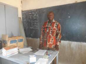 Director of the school, his office has solar power