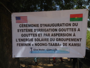 Ceremonial Sign for Solar Installation