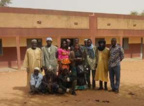 The Djomga School with Solar-powered Lighting