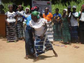 Women Dancing At Ceremony For Solar Power