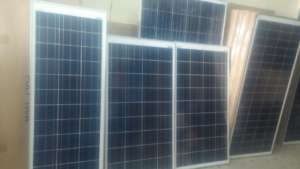 Solar panels from the vendor shop, Burkina Faso