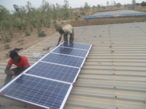 First solar installed by CBG-WA in Kamsi
