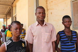 School Director and Students
