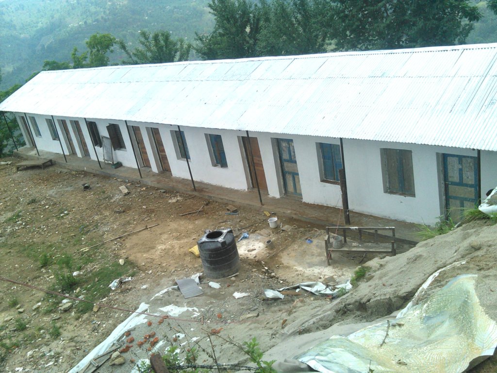 completed school building
