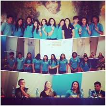 Drops of Life Group presents at a university event