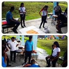 Fundacion Accion Joven sessions with 10th graders