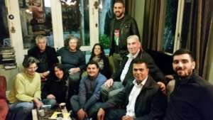 Myssana with fellow delegation members in SA