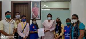 With Education Minister