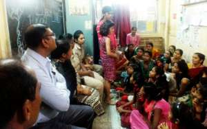 Child Representatives of CRC leading the program