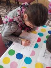 Loredana concentrating on her work