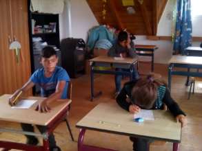 Concentrating hard!