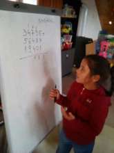 Doing a maths problem