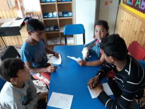 At a tutoring session