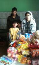 Donating food supplies
