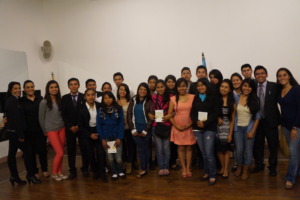 Members of the club after the final debates!