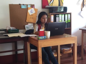 Working in the CasaSito Office