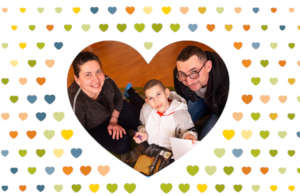 Milana with her parents at the Dacha