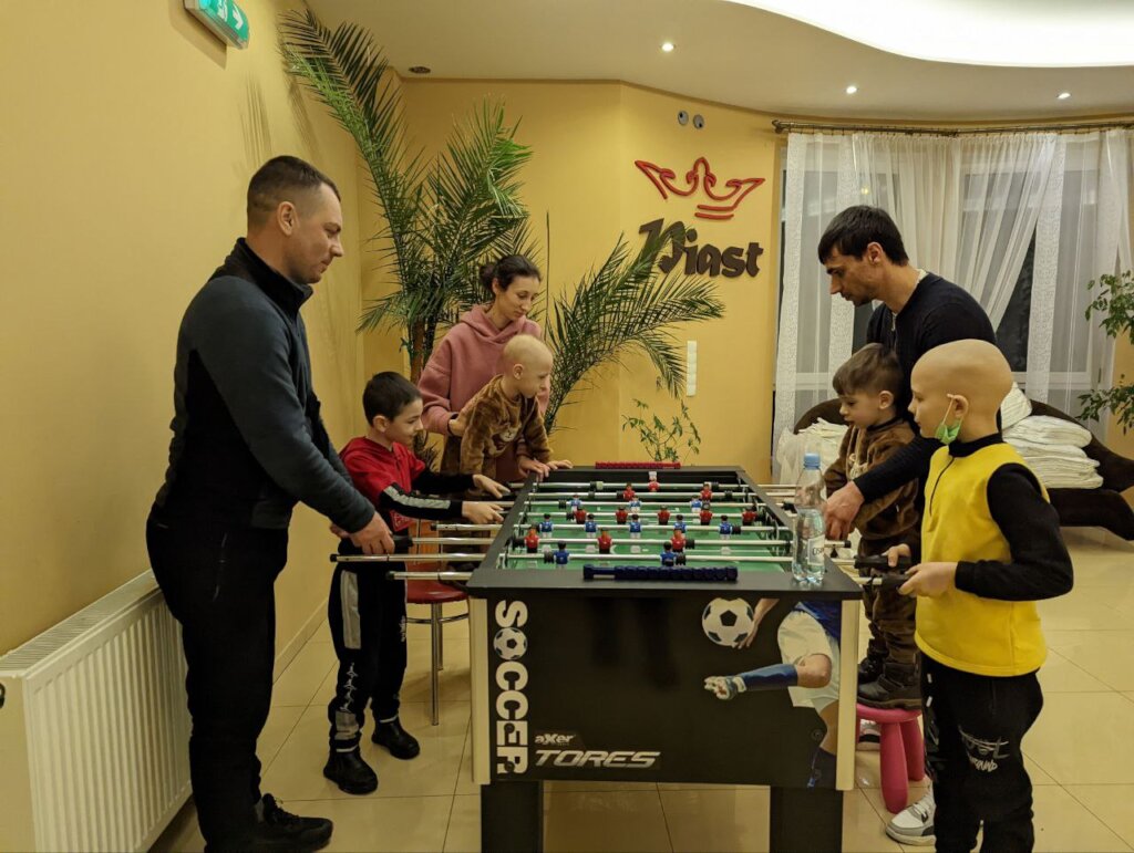 Kids playing when they are safe