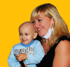 Zhenia with Dima in their Dacha times