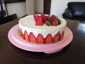 Fraisier cake