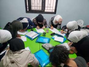 Basic literacy and numeracy class students