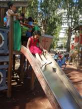 Insan children playing during summer workshops