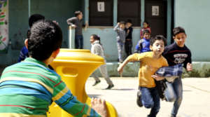 Children in playground