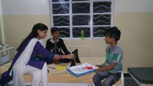 Play therapy at the hospice