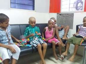 Play therapy for children in MNJ Cancer Hospital