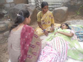 Patient visit who is bedridden