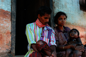 Sreemanthini with her parents.JPG